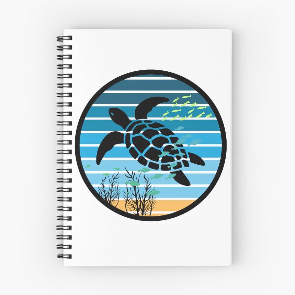 Item preview, Retro Sea Turtle Badge designed and sold by The Wandering Bookworm.