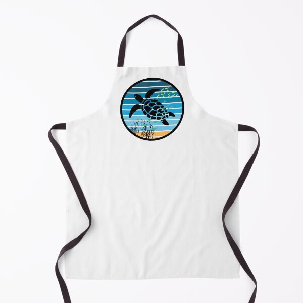 Item preview, Retro Sea Turtle Badge designed and sold by The Wandering Bookworm.