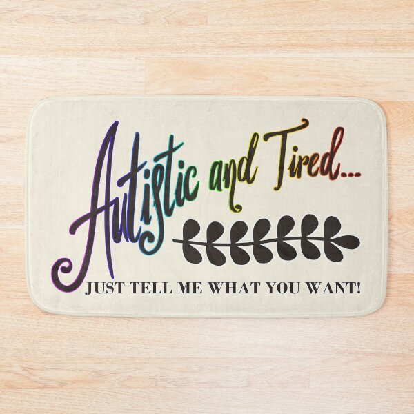 Item preview, Autistic and Tired designed and sold by CryptidsCreate.