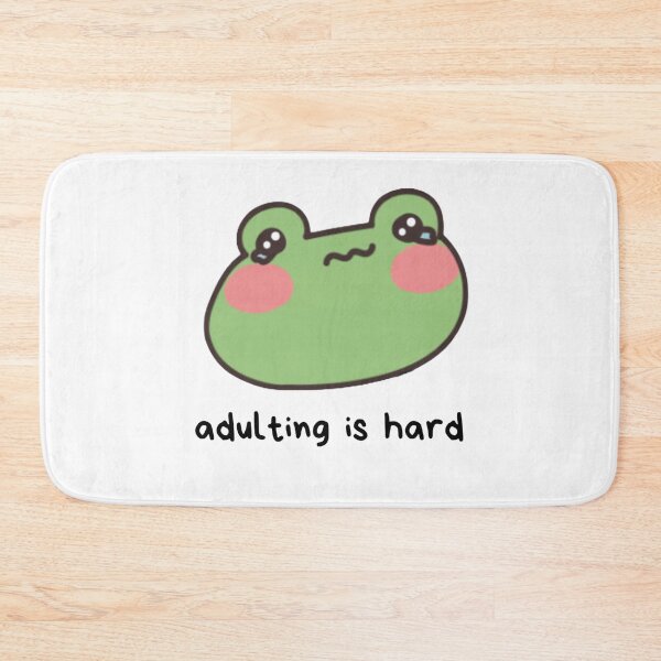 Item preview, Relatable Cute Frog - Adulting is Hard designed and sold by RDclothes.