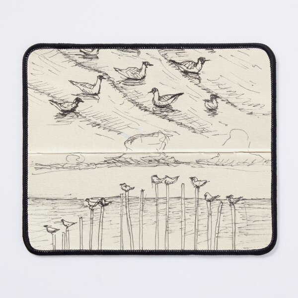 Item preview, Seagulls designed and sold by BirdsAndBrush.