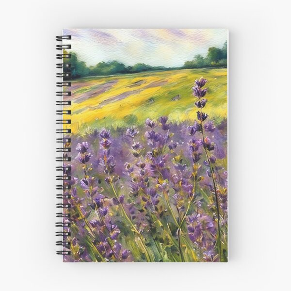 Item preview, Lavender and Sunflower Fields of Hokkaido  designed and sold by The Wandering Bookworm.