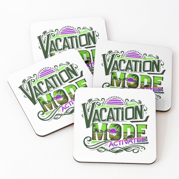 Item preview, Vacation Mode Activated, Beach Vibes, Summer Vacation, Holiday Trip, Typography Quote and Saying designed and sold by Matt_Smith.