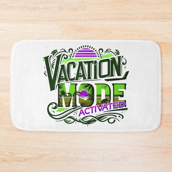 Item preview, Vacation Mode Activated, Beach Vibes, Summer Vacation, Holiday Trip, Typography Quote and Saying designed and sold by Matt_Smith.