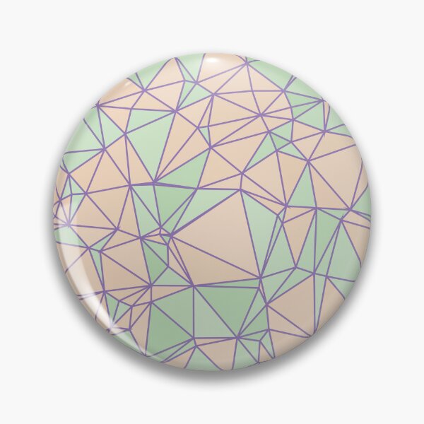Item preview, Diseño geométrico abstracto en colores pastel: obra de arte con patrón de triángulos modernos designed and sold by Creative Spark.