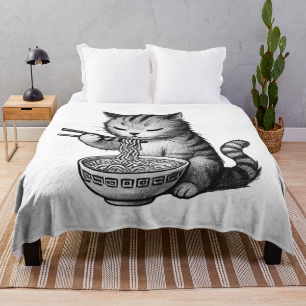 Aperçu de l'œuvre Chat Ramen 9 créée et vendue par S.Lindsay Designs.