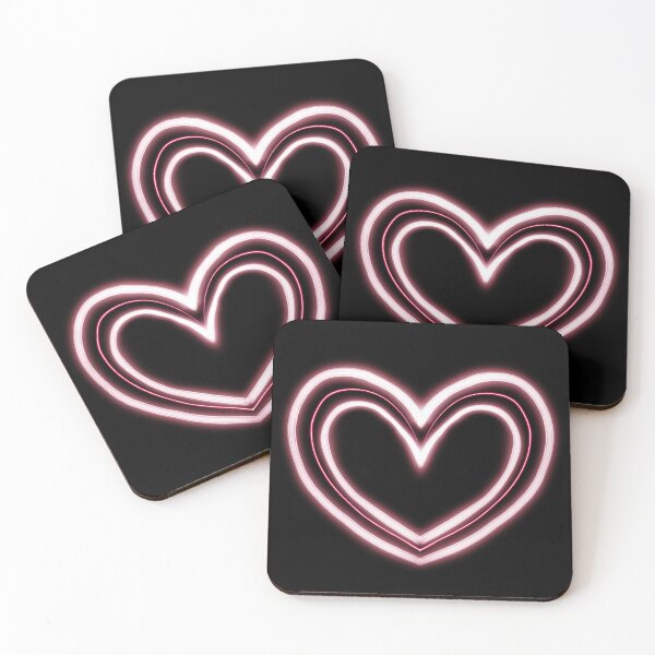 Item preview, Neon pink heart  designed and sold by La-Chula-Chola.