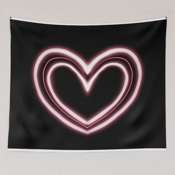 Item preview, Neon pink heart  designed and sold by La-Chula-Chola.