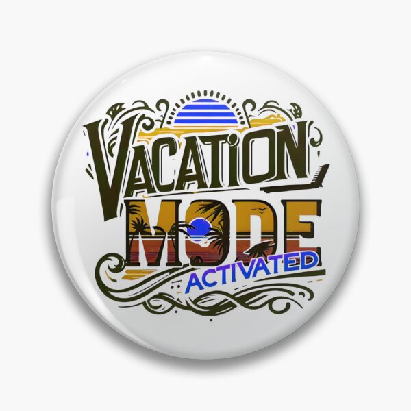 Item preview, Vacation Mode Activated, Beach Vibes, Summer Vacation, Holiday Trip, Typography Quote and Saying designed and sold by Matt_Smith.