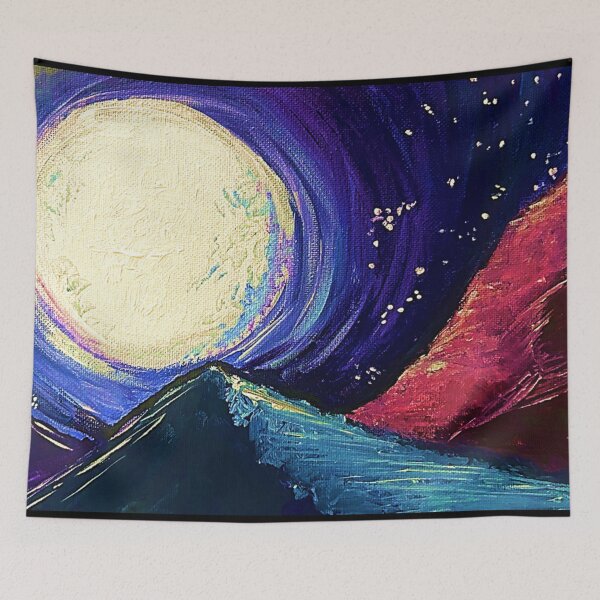 Item preview, Two Mountains No.3 designed and sold by MyBottomShelf.
