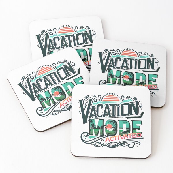 Item preview, Vacation Mode Activated, Beach Vibes, Summer Vacation, Holiday Trip, Typography Quote and Saying designed and sold by Matt_Smith.