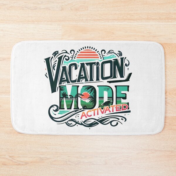 Item preview, Vacation Mode Activated, Beach Vibes, Summer Vacation, Holiday Trip, Typography Quote and Saying designed and sold by Matt_Smith.