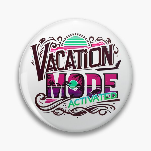 Item preview, Vacation Mode Activated, Beach Vibes, Summer Vacation, Holiday Trip, Typography Quote and Saying designed and sold by Matt_Smith.