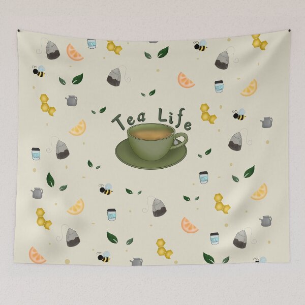 Item preview, Tea Life designed and sold by LunaCoyoteArt.