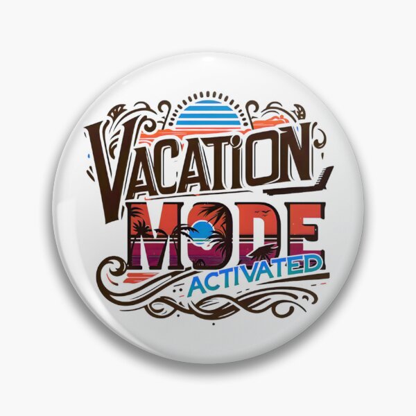 Item preview, Vacation Mode Activated, Beach Vibes, Summer Vacation, Holiday Trip, Typography Quote and Saying designed and sold by Matt_Smith.