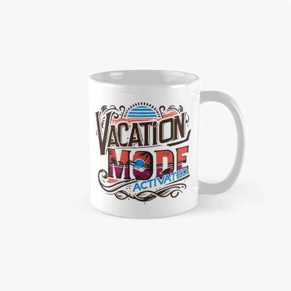 Item preview, Vacation Mode Activated, Beach Vibes, Summer Vacation, Holiday Trip, Typography Quote and Saying designed and sold by Matt_Smith.