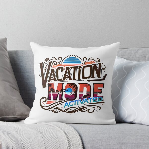 Item preview, Vacation Mode Activated, Beach Vibes, Summer Vacation, Holiday Trip, Typography Quote and Saying designed and sold by Matt_Smith.