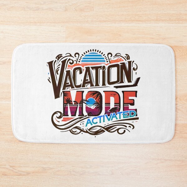 Item preview, Vacation Mode Activated, Beach Vibes, Summer Vacation, Holiday Trip, Typography Quote and Saying designed and sold by Matt_Smith.