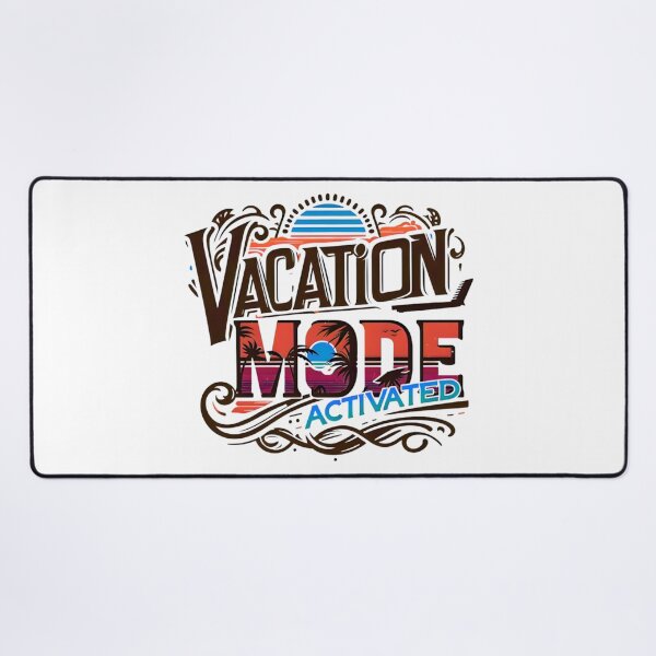 Item preview, Vacation Mode Activated, Beach Vibes, Summer Vacation, Holiday Trip, Typography Quote and Saying designed and sold by Matt_Smith.
