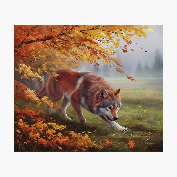 Item preview, The Wolf and Nature designed and sold by Collection de trésors .