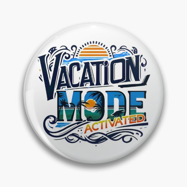 Item preview, Vacation Mode Activated, Beach Vibes, Summer Vacation, Holiday Trip, Typography Quote and Saying designed and sold by Matt_Smith.