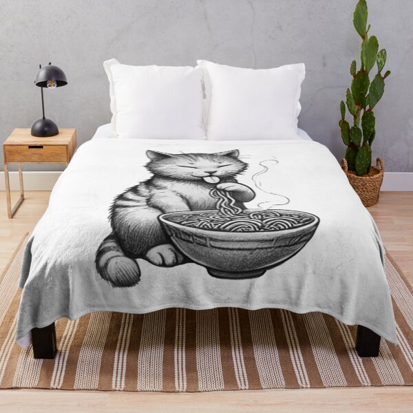 Aperçu de l'œuvre Chat Ramen 10 créée et vendue par S.Lindsay Designs.
