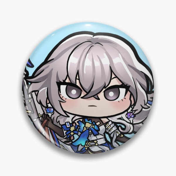 Item preview, Bronya Honkai Star Rail Gaming Game Chibi  designed and sold by IntrovertMochi.