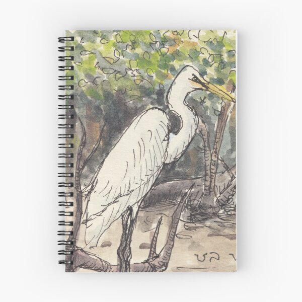 Item preview, Snow-white Great Egrets designed and sold by BirdsAndBrush.