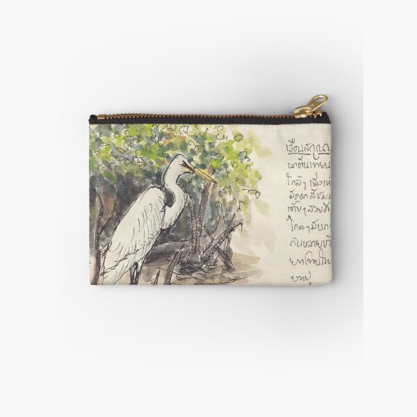Item preview, Snow-white Great Egrets designed and sold by BirdsAndBrush.