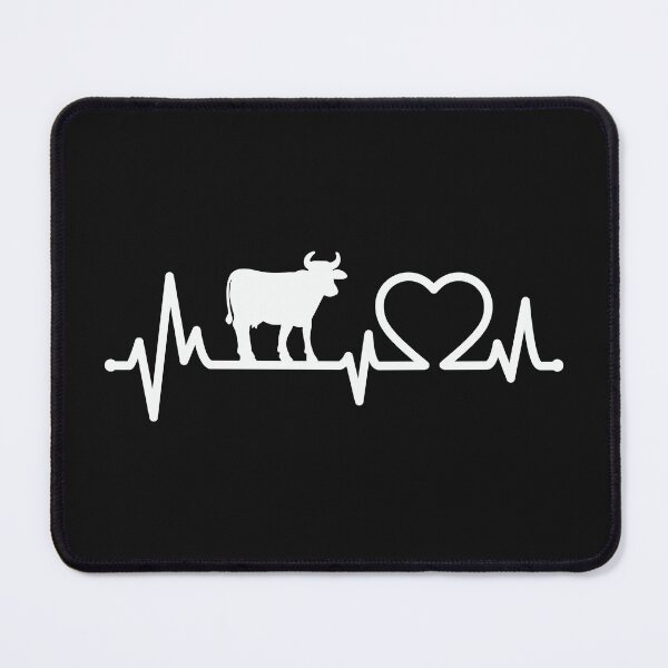 Item preview, I Love My Cow Valve EKG Heartbeat Heart Patient designed and sold by DoodleUrban.