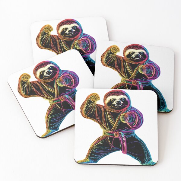 Item preview, Sloth Karate designed and sold by LifmusGoDesigns.