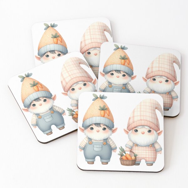 Item preview, A0642 Carrot Harvest Gnome Watercolor Clipart - Adorable Gnome Illustrations with Carrots for Crafting, Design, and DIY Projects designed and sold by angieart68.