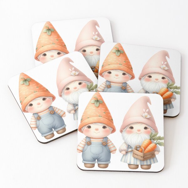 Item preview, A0642 Carrot Harvest Gnome Watercolor Clipart - Adorable Gnome Illustrations with Carrots for Crafting, Design, and DIY Projects designed and sold by angieart68.