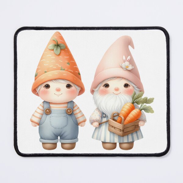 Item preview, A0642 Carrot Harvest Gnome Watercolor Clipart - Adorable Gnome Illustrations with Carrots for Crafting, Design, and DIY Projects designed and sold by angieart68.