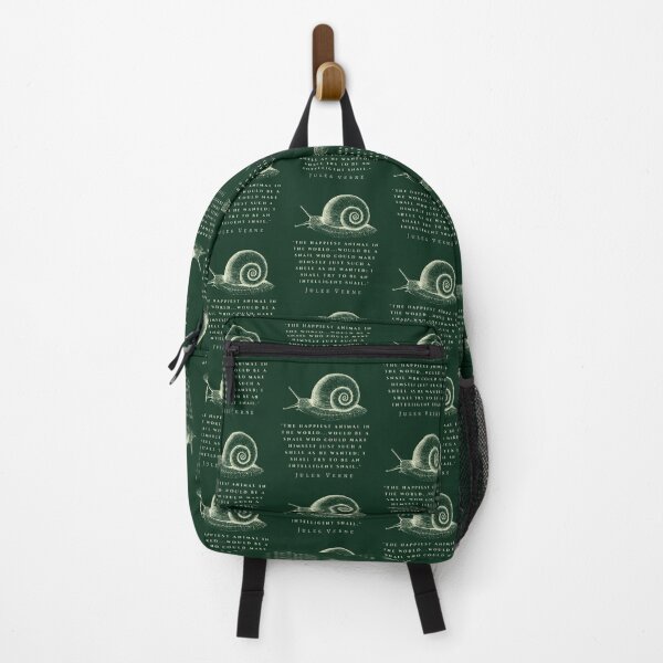 Item preview, Citation de Jules Verne: "The happiest animal in the world...would be a snail who could make himself just such a shell as he wanted; designed and sold by artbleed.