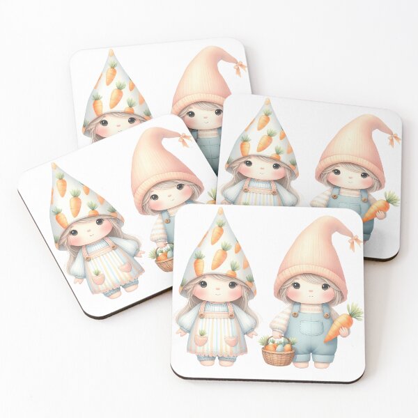 Item preview, A0642 Carrot Harvest Gnome Watercolor Clipart - Adorable Gnome Illustrations with Carrots for Crafting, Design, and DIY Projects designed and sold by angieart68.