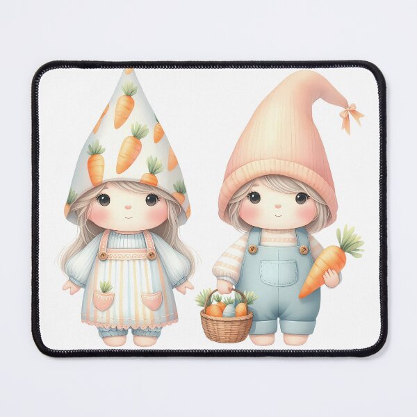 Item preview, A0642 Carrot Harvest Gnome Watercolor Clipart - Adorable Gnome Illustrations with Carrots for Crafting, Design, and DIY Projects designed and sold by angieart68.
