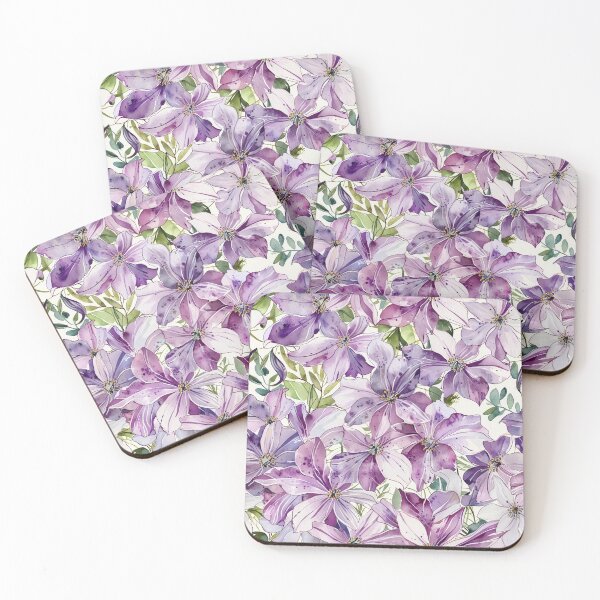 Item preview, Clematis flower designed and sold by CoolPixels.