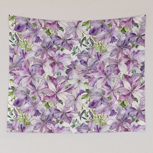 Item preview, Clematis flower designed and sold by CoolPixels.