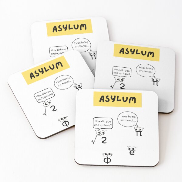 Item preview, Asylum for irrational numbers designed and sold by XYZish.