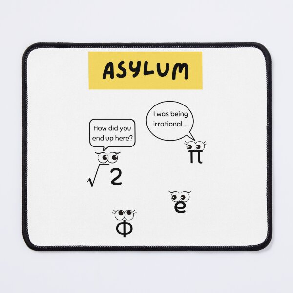 Item preview, Asylum for irrational numbers designed and sold by XYZish.