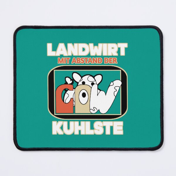 Item preview, cow with farmer saying cow designed and sold by vibeno1.