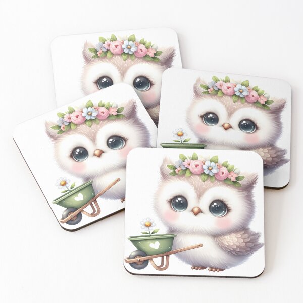 Item preview, A0643 Garden Helper Owl Watercolor Clipart - Adorable Owl Illustrations for Crafting, Gardening, DIY Projects, and Digital Designs designed and sold by angieart68.