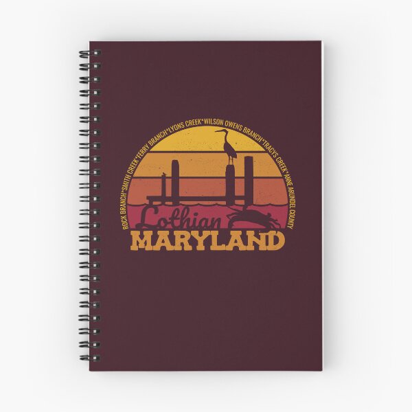 Item preview, Lothian Maryland Sunset Retro Local Pride Logo designed and sold by CRHPOD20.