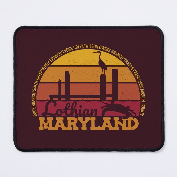 Item preview, Lothian Maryland Sunset Retro Local Pride Logo designed and sold by CRHPOD20.