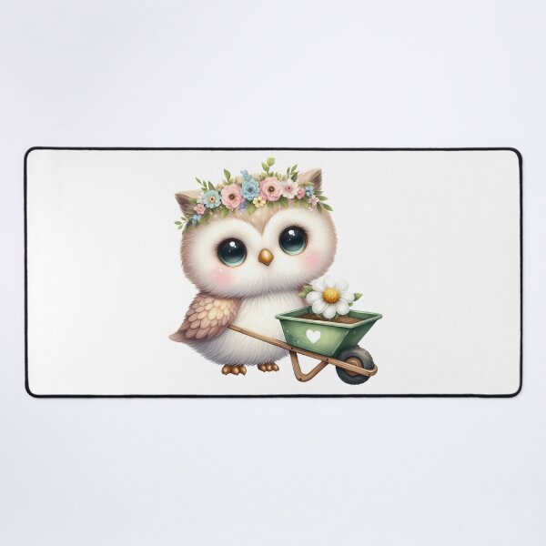 Item preview, A0643 Garden Helper Owl Watercolor Clipart - Adorable Owl Illustrations for Crafting, Gardening, DIY Projects, and Digital Designs designed and sold by angieart68.
