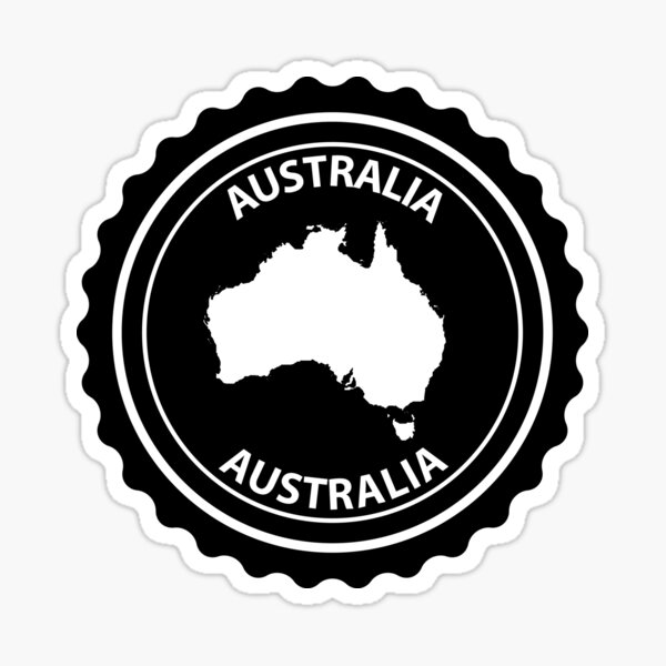 Item preview, Australia rubber stamp designed and sold by Danler.