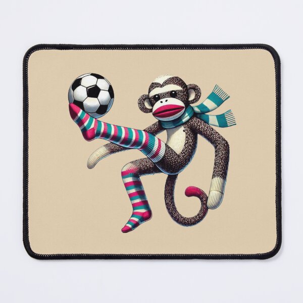 Item preview, Sock Monkey Soccer designed and sold by Myra365Art.