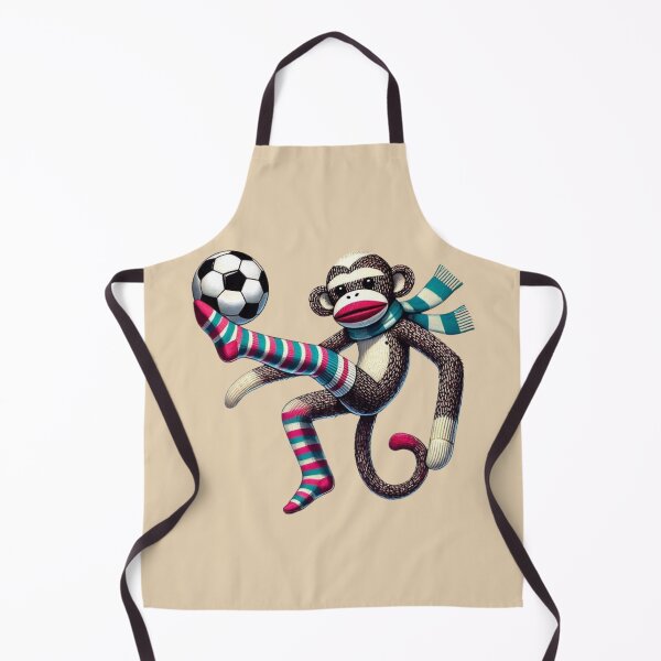 Item preview, Sock Monkey Soccer designed and sold by Myra365Art.