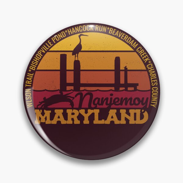 Item preview, Nanjernoy Maryland Sunset Retro Local Pride Logo designed and sold by CRHPOD20.